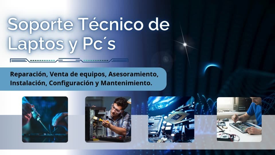 Soporte técnico de laptops y PC